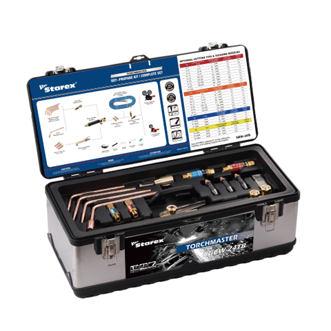 Kit de gás OXIGÊNIO/GLP de qualidade premium CW*Star CGCW-24TB