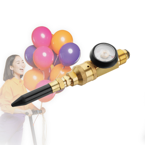 Regulador de enchimento de balão econômico com medidor