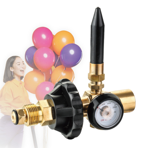 Regulador de enchimento de balão de hélio Deluxe