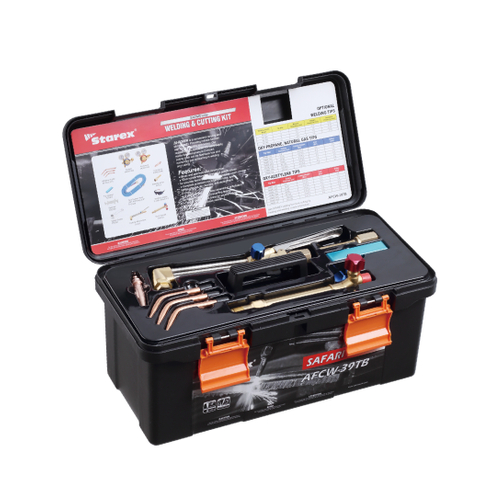 Kit portátil de corte e soldagem Safari de qualidade premium Afrox AFCW-39TB