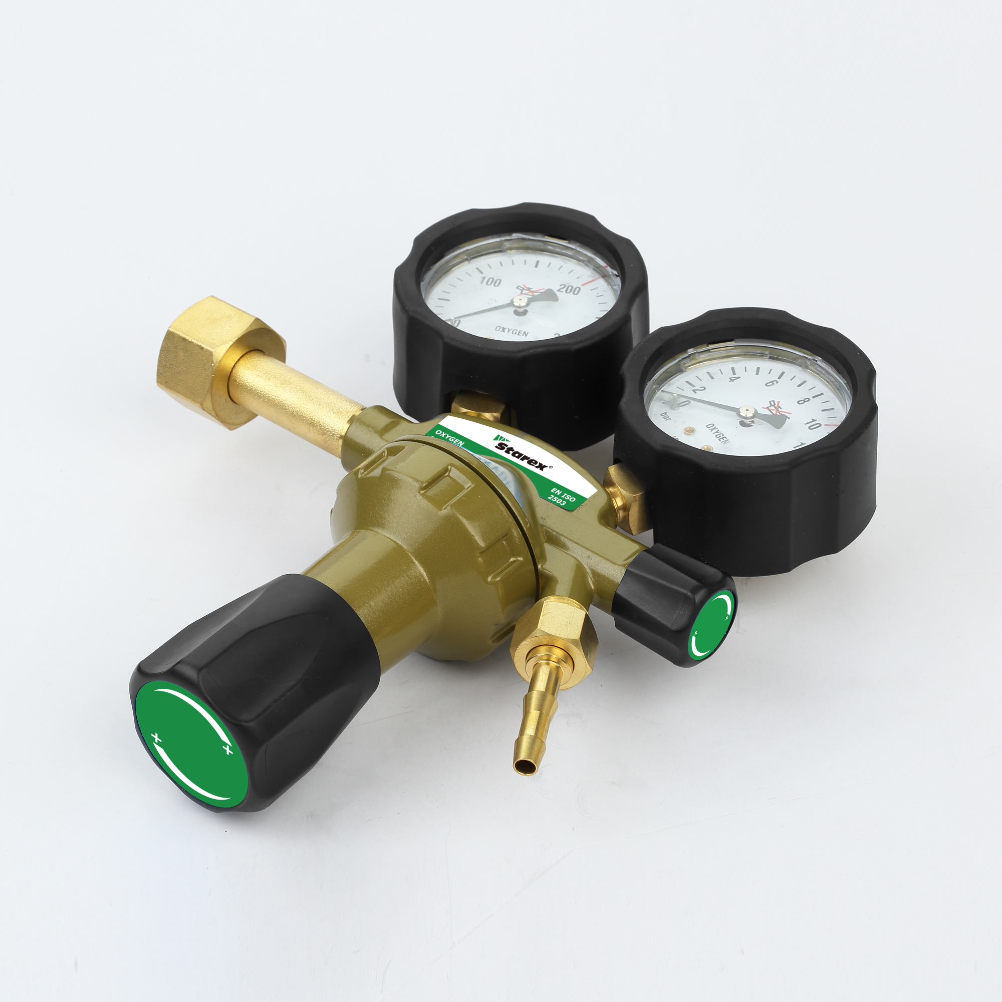 Regulador DINCONTROL para serviços médios, oxigênio, acetileno e argônio