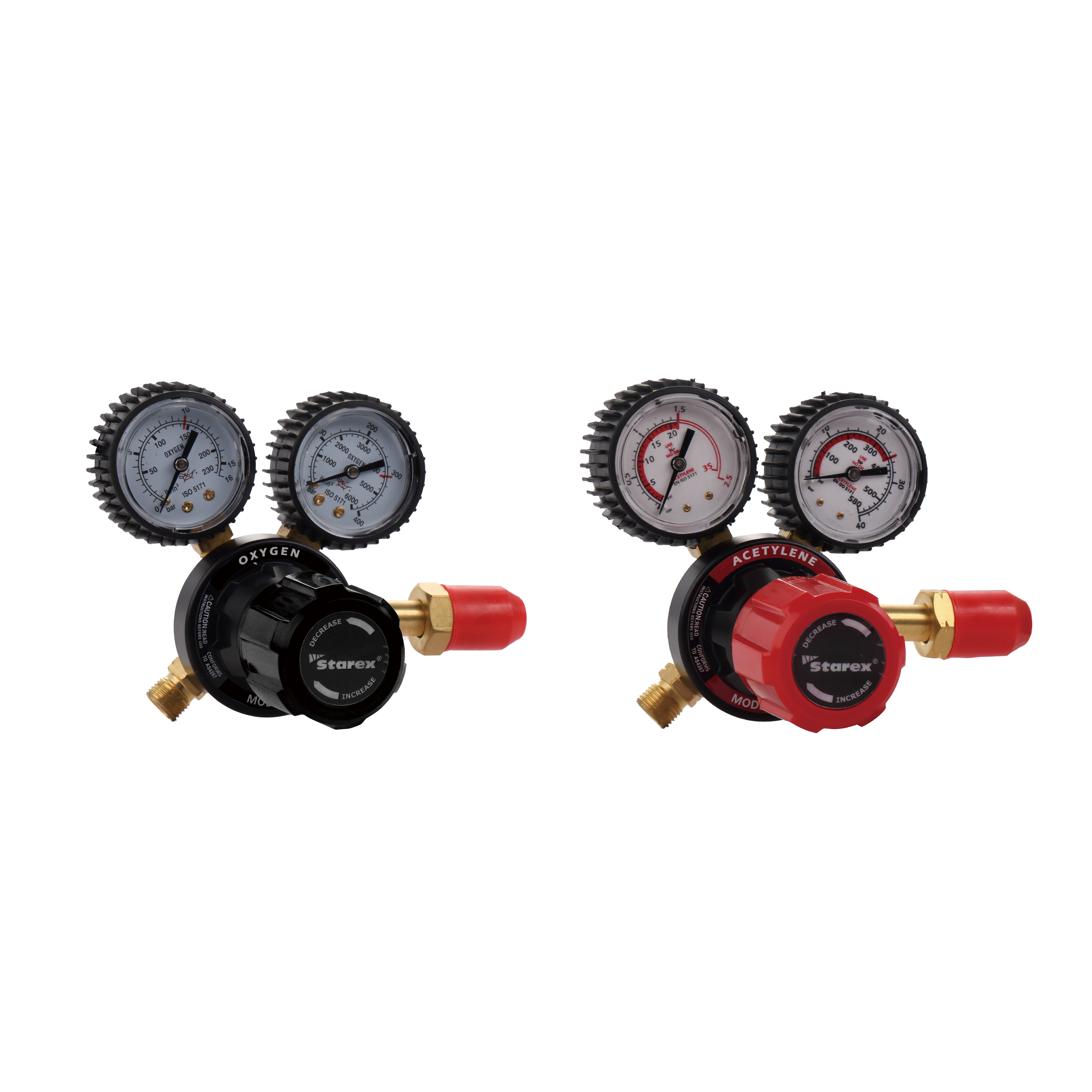Kit de gás OXIGÊNIO/ACETILENO de qualidade premium CW*Star CGCW-23TB