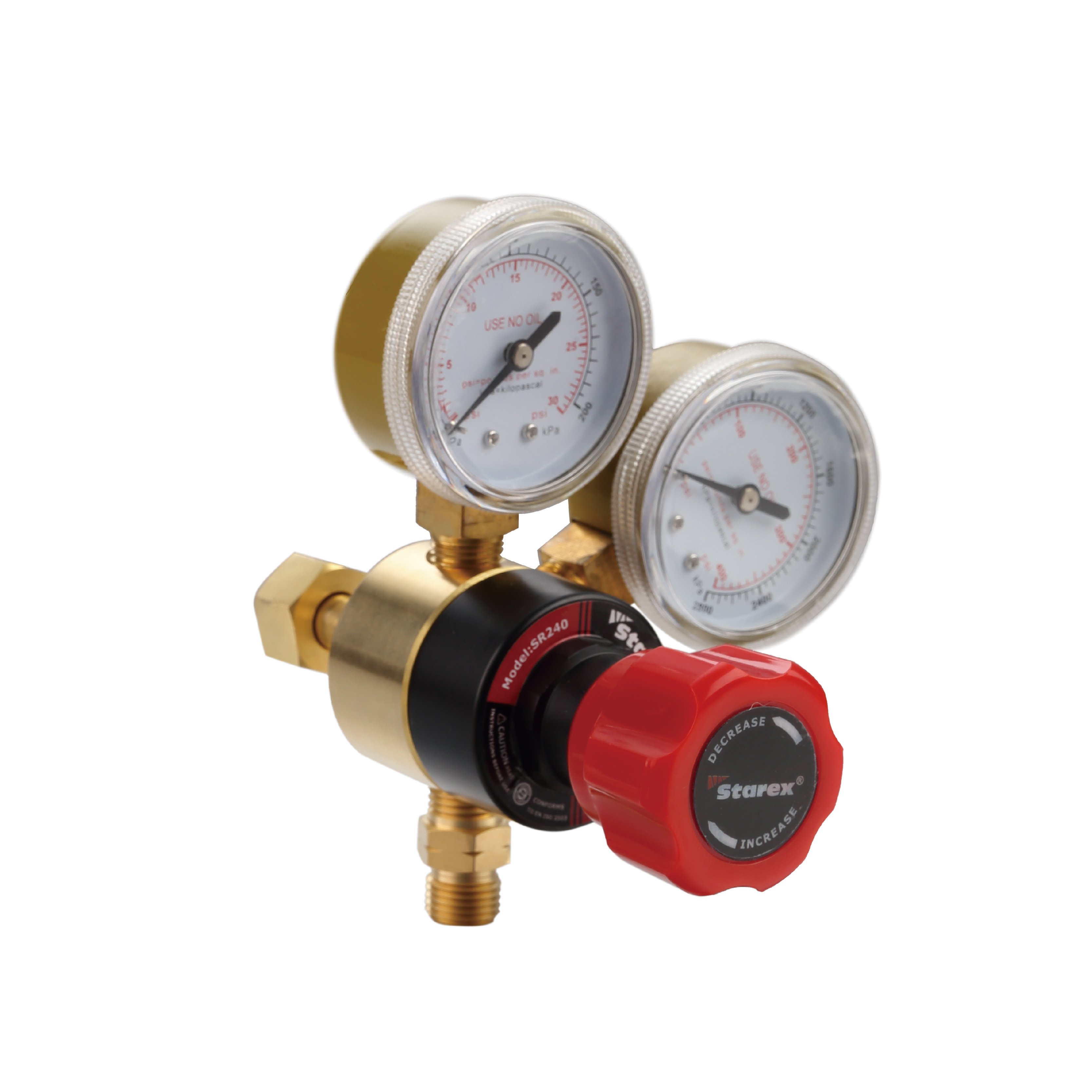 Regulador de oxigênio e acetileno da série Light Duty V*Star G150