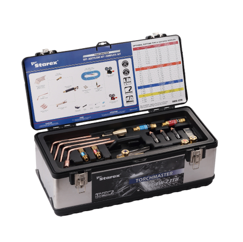 Kit de gás OXIGÊNIO/ACETILENO de qualidade premium CW*Star CGCW-23TB