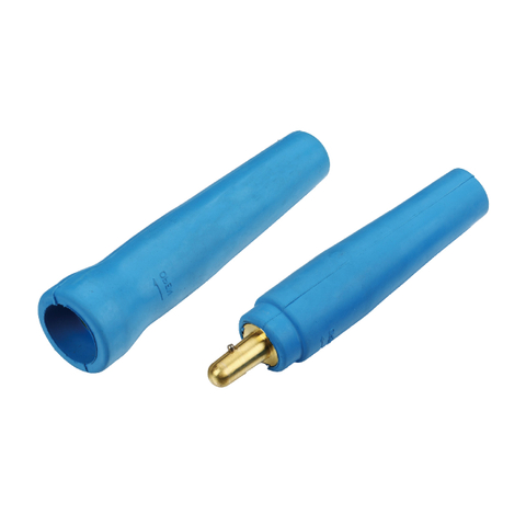 Conector do cabo de soldagem com trava torcida
