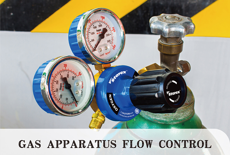 CONTROLE DE FLUXO DE APARELHO DE GÁS